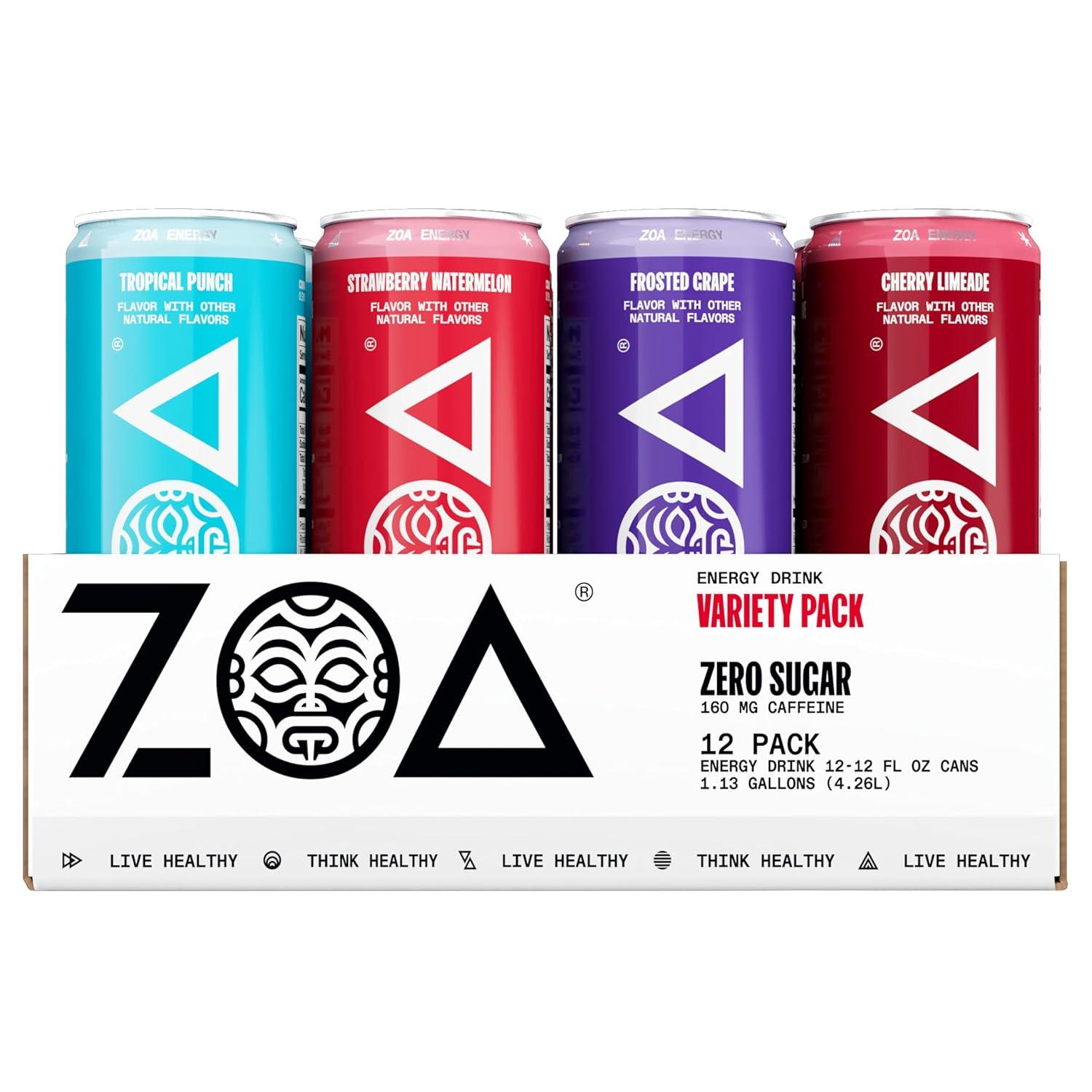 ZOA Zero Sugar Energy Drink